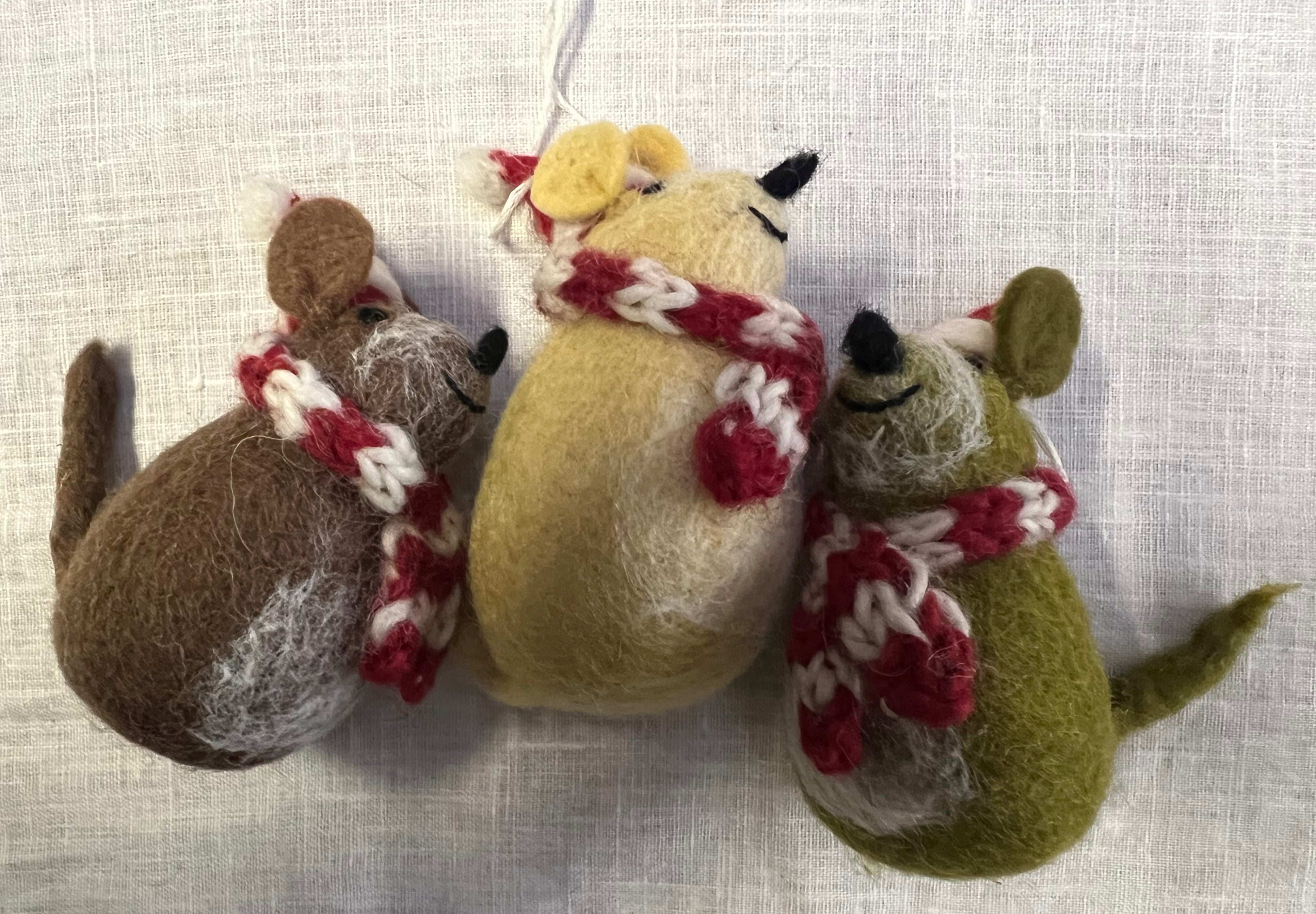 Tara Handknits Holiday Felt Ornaments Variety T30X