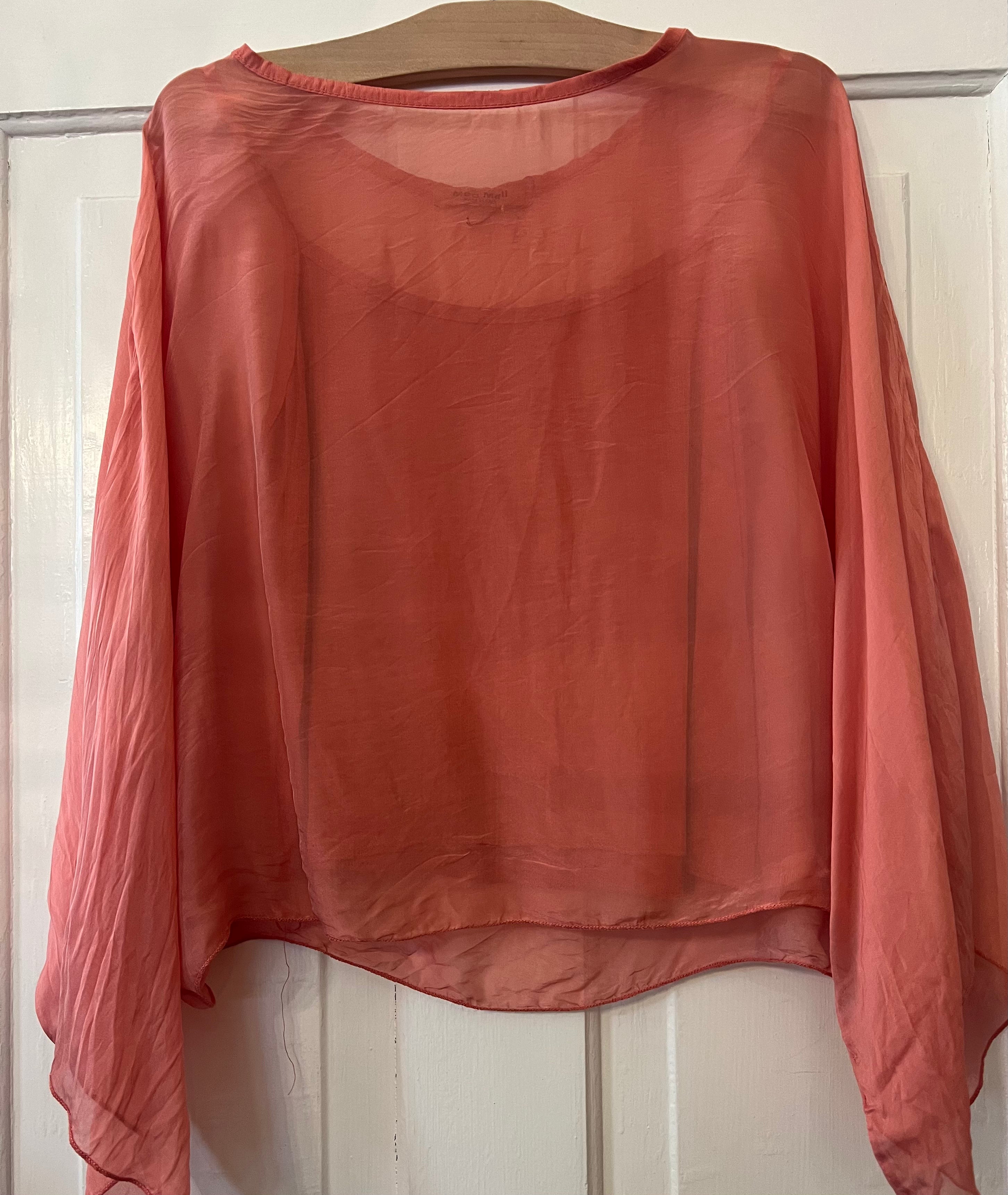 Meo Meli Silk Top with Cami Z7294