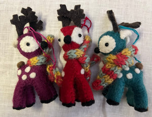 Tara Handknits Holiday Felt Ornaments Variety T30X