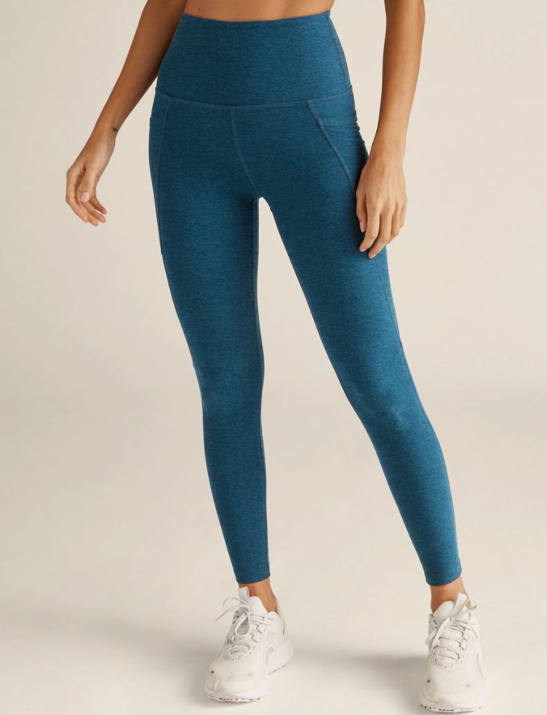 Beyond Yoga Spacedye Out of Pocket High Waisted Midi Legging Dar SD3452 -  Free Shipping at Largo Drive