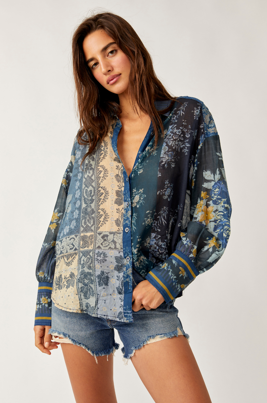 Free People Flower Patch Top OB1796047