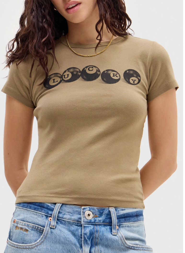 91652784 BDG LUCK BALL BABY TEE