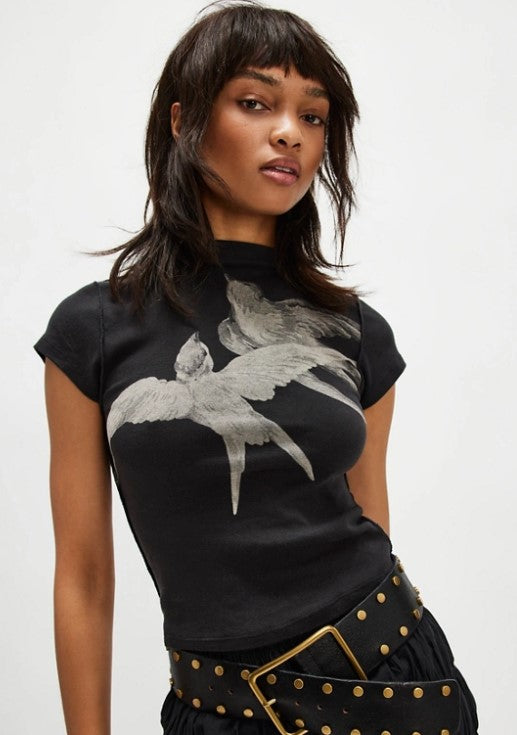 Free People Birds in Flight Tee RAG2964