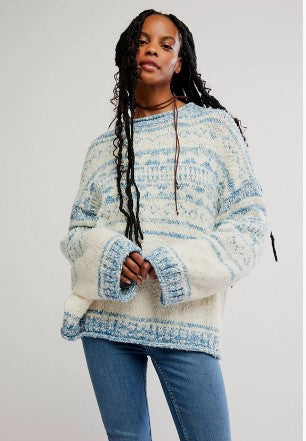 Free People Dani Pattern Sweater OB2292062