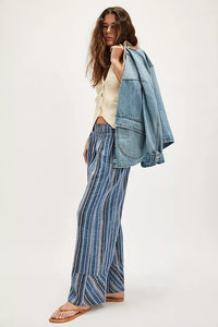 Free People Days End Linen Stripe OB2192231