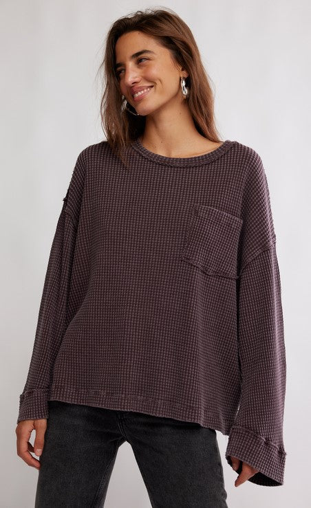 Free People Dawson Pocket Thermal OB2413239