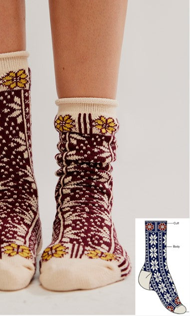 Free People Nearly Nordic Sock HNFW25500