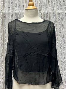 Meo Meli Silk Top with Cami Z7294