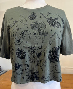 Nothing Obvious Cropped Short Sleeve Tee SS