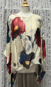Meo Meli Silk Poppy Top Z1688-20