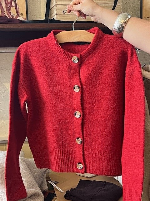 RD Kohana Long Sleeve Crew Neck Cardigan 77S102S