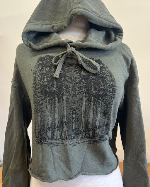 Nothing Obvious Crop Hoodie CHD