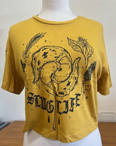 Nothing Obvious Cropped Short Sleeve Tee SS