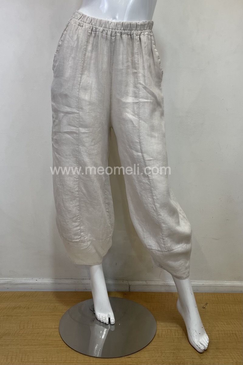 Meo Meli Linen Barrel Pants S8480