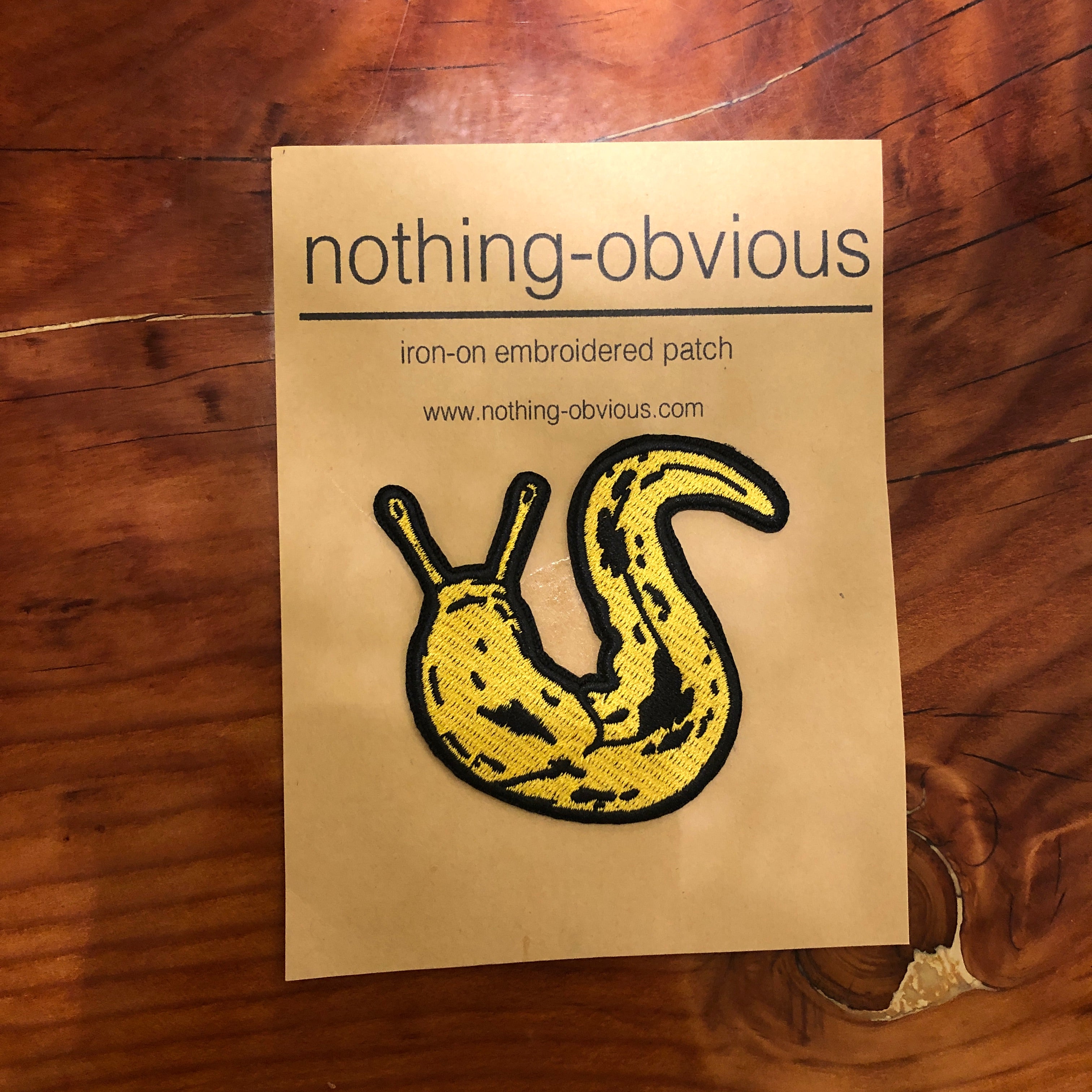 Nothing Obvious Banana Slug Patch