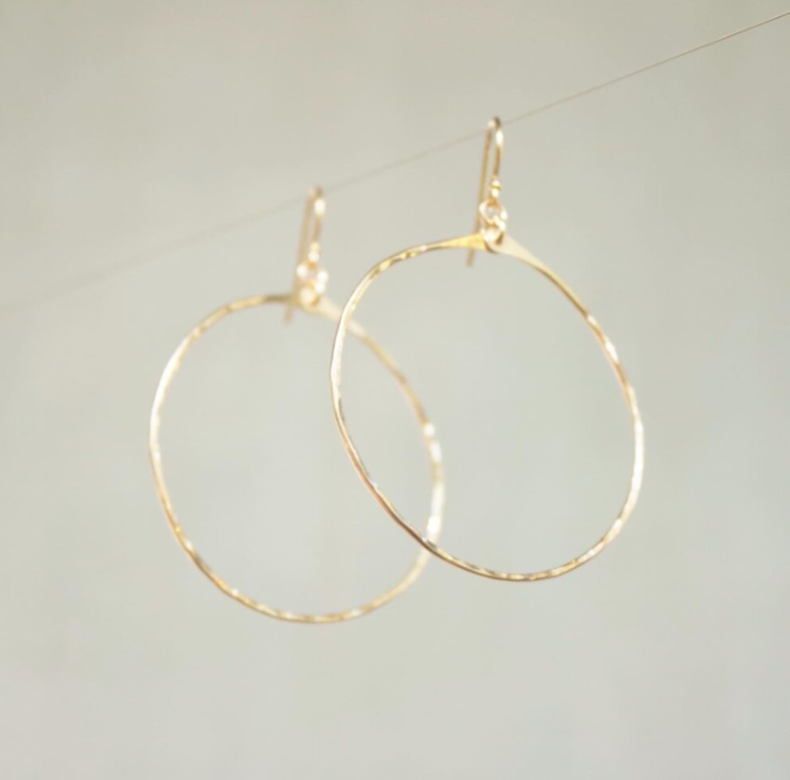Sea to Seed 14k Gold Fill Aura Hoops SSE10