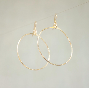 Sea to Seed 14k Gold Fill Aura Hoops SSE10