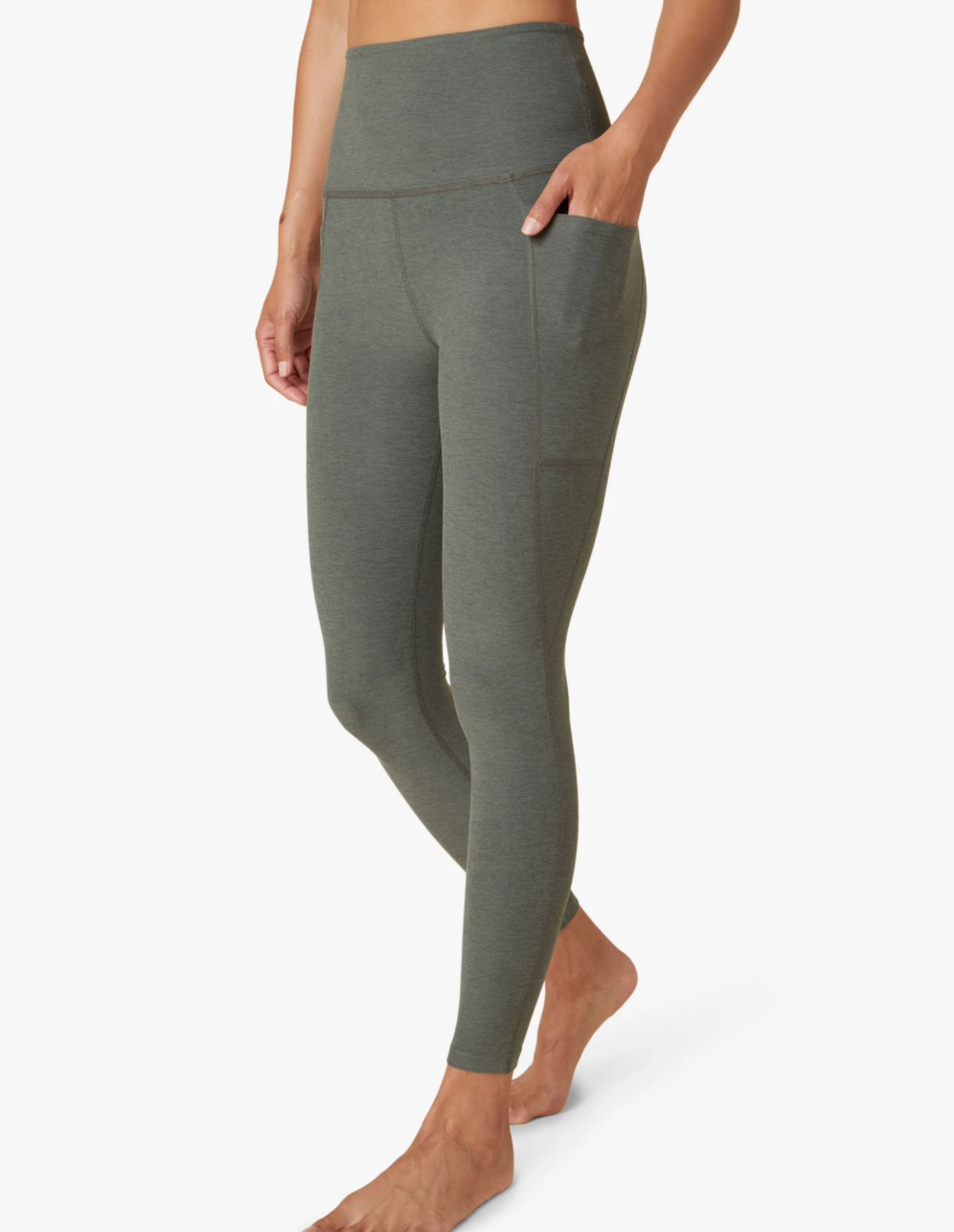 Beyond Yoga 258 Size XL Out Of Pocket High Waisted Midi Legging in Deep Sea