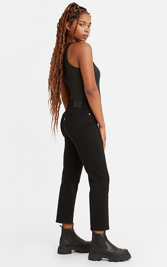 Levi's Wedgie Straight Black Sprout 349640023